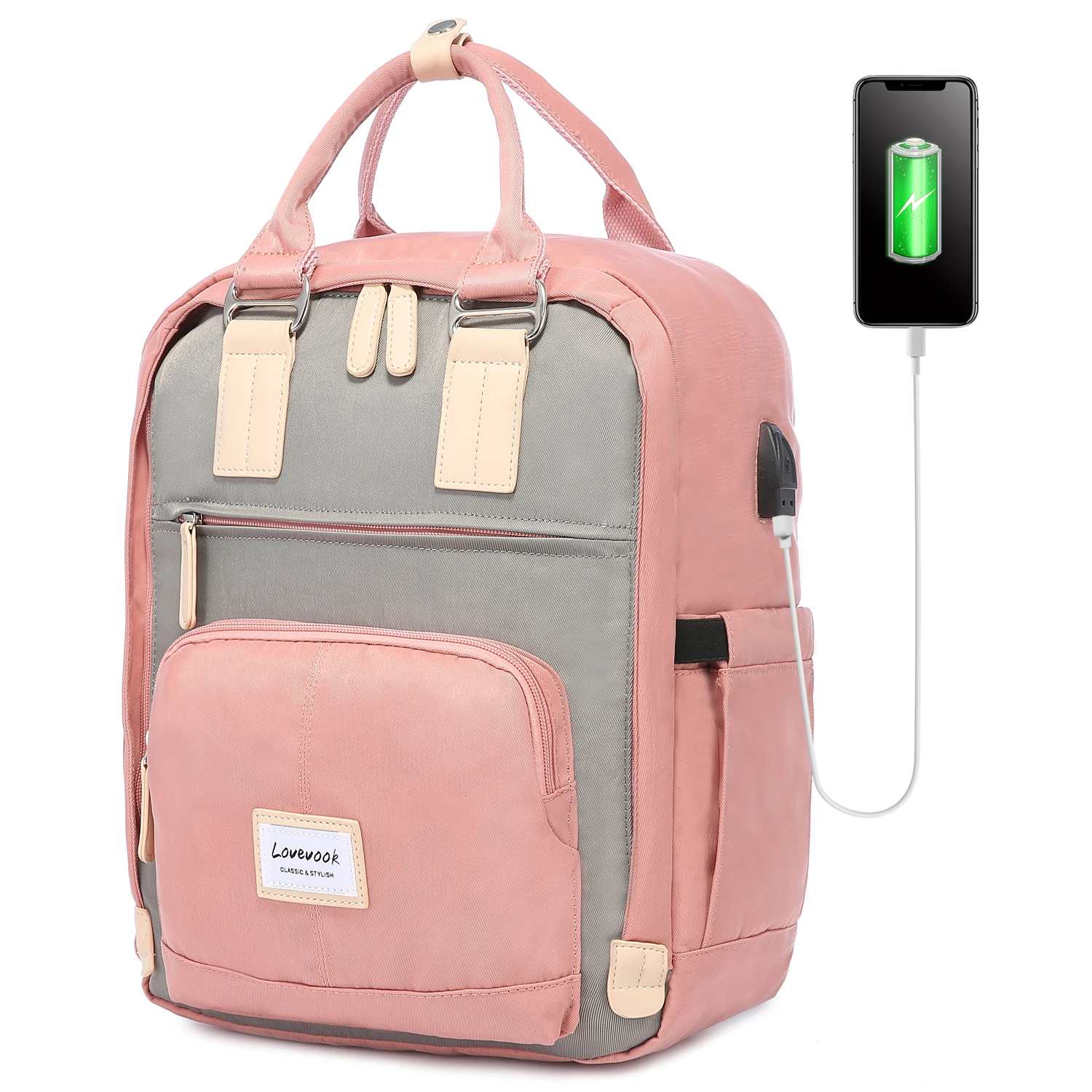 LOVEVOOK new waterproof 14 15.6 17 Vintage Bags with USB pink Cute College Backpack Waterproof Laptop Bookbags school backpacks
LOVEVOOK new waterproof 14 15.6 17 Vintage Bags with USB pink Cute College Backpack Waterproof Laptop Bookbags school backpacks