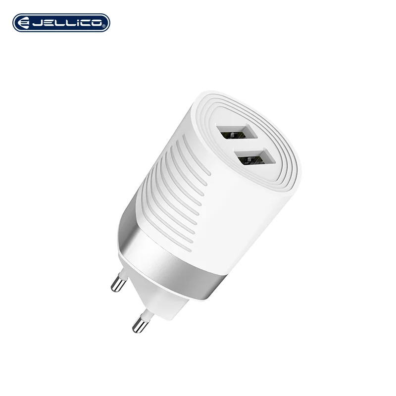 Hot Sale Europe Pin 12W 2.4A Max Wall Charger Type-C Android Mobile Phone Charger Dual USB Charger, White
Hot Sale Europe Pin 12W 2.4A Max Wall Charger Type-C Android Mobile Phone Charger Dual USB Charger, White