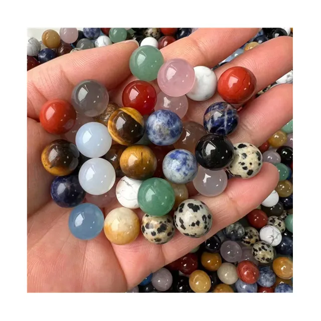 New arrived natural gemstones sphere precious stones mix color mini rose quartz ball for meditation
New arrived natural gemstones sphere precious stones mix color mini rose quartz ball for meditation