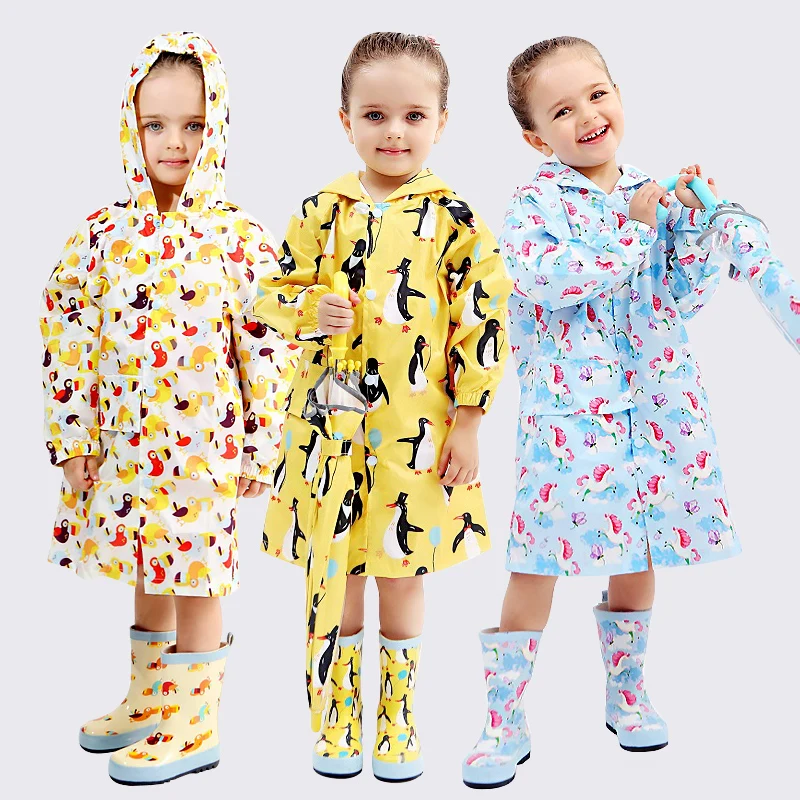 Cute Small Waterproof Animal printed RainCoat& Umbrella & Rain Boots sets for Kindergarten Student, Customized
Cute Small Waterproof Animal printed RainCoat& Umbrella & Rain Boots sets for Kindergarten Student, Customized