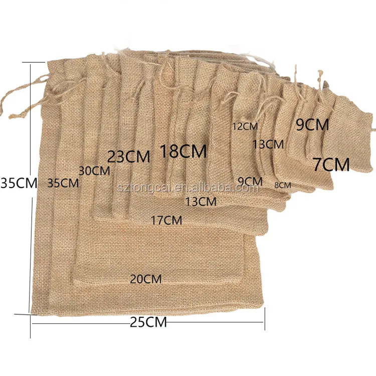 hemp drawstring bags wholesale burlap gift drawstring pouch jute