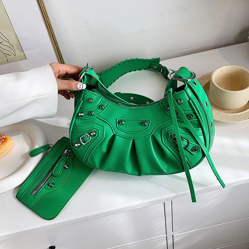 Rivet design bags for women 2022 luxury brand shoulder cross-body bag with card pack multi color handbag bolsa, White, yellow, green, black, pink, fruit green
Rivet design bags for women 2022 luxury brand shoulder cross-body bag with card pack multi color handbag bolsa, White, yellow, green, black, pink, fruit green