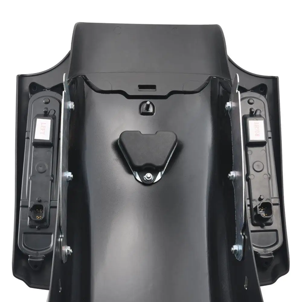 Motorcycle Black Rear Fender System LED Tail Light Fit For 2014-2019 Harley Touring FLTRX FLHX FLTRX FLHTCU Ultra Limited