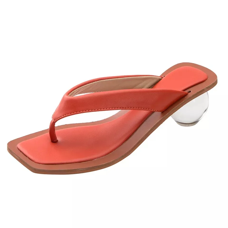 Low Heels Transparent Ball Trending Flip Flops Square Toe Clear Sandals 2021 Women Slides, Orange, green, apricot
Low Heels Transparent Ball Trending Flip Flops Square Toe Clear Sandals 2021 Women Slides, Orange, green, apricot