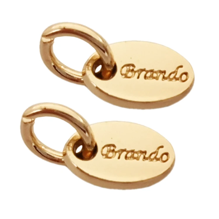 Wholesale engraved small oval shape logo custom metal charm pendant jewelry tags for Bracelet
Wholesale engraved small oval shape logo custom metal charm pendant jewelry tags for Bracelet