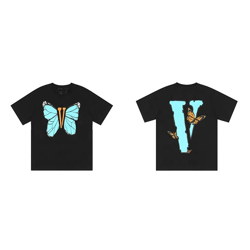2021 summer new style VLONES pure cotton casual pullover oversized butterfly V printing men's short-sleeved T-shirt wholesale
2021 summer new style VLONES pure cotton casual pullover oversized butterfly V printing men's short-sleeved T-shirt wholesale