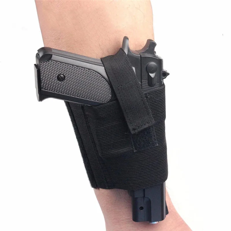 Tactical Glock Padded Concealed Holster Strap Belt Leg Ankle Gun Elastic Holster Pouches Magazine pouch, Black
Tactical Glock Padded Concealed Holster Strap Belt Leg Ankle Gun Elastic Holster Pouches Magazine pouch, Black