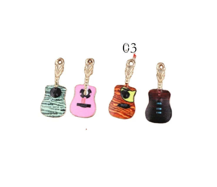 cute color enamel Guitar charms custom music symbol charms for bracelet DIY Guitar music theme charms jewelry accessories
cute color enamel Guitar charms custom music symbol charms for bracelet DIY Guitar music theme charms jewelry accessories