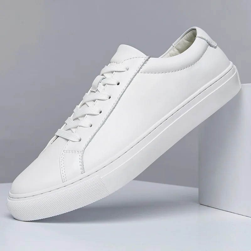 Outdoor Walking Breathable Lace Up Real Leather Men Tennis Sneakers Fashion Big Size White Casual Custom Male Shoes Manufacturer, Can be customized
Outdoor Walking Breathable Lace Up Real Leather Men Tennis Sneakers Fashion Big Size White Casual Custom Male Shoes Manufacturer, Can be customized