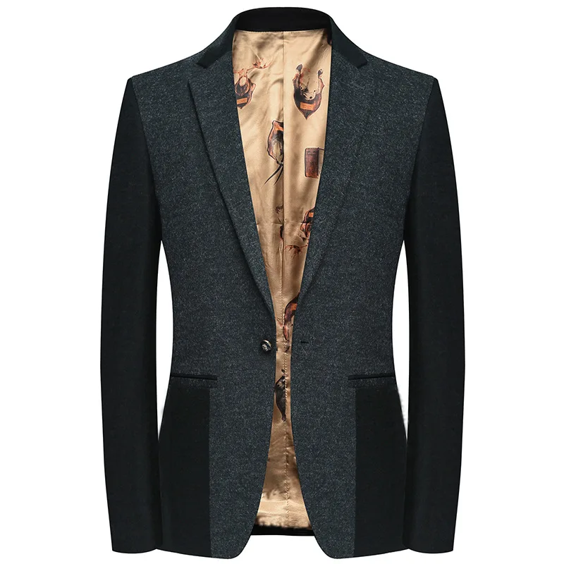 Hot-sale Newest Design Slim Fit Men's Suits Woolen Casual Blazers for Men, Support customized color
Hot-sale Newest Design Slim Fit Men's Suits Woolen Casual Blazers for Men, Support customized color