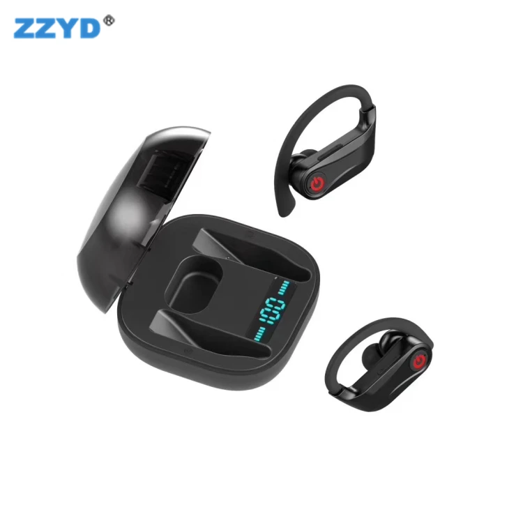 ZZYD Wireless TWS Power Pro Waterproof Headphone Music 10hours CE BQB Certified Sport Earhook Earphone Earbuds Headsets, Black-red
ZZYD Wireless TWS Power Pro Waterproof Headphone Music 10hours CE BQB Certified Sport Earhook Earphone Earbuds Headsets, Black-red