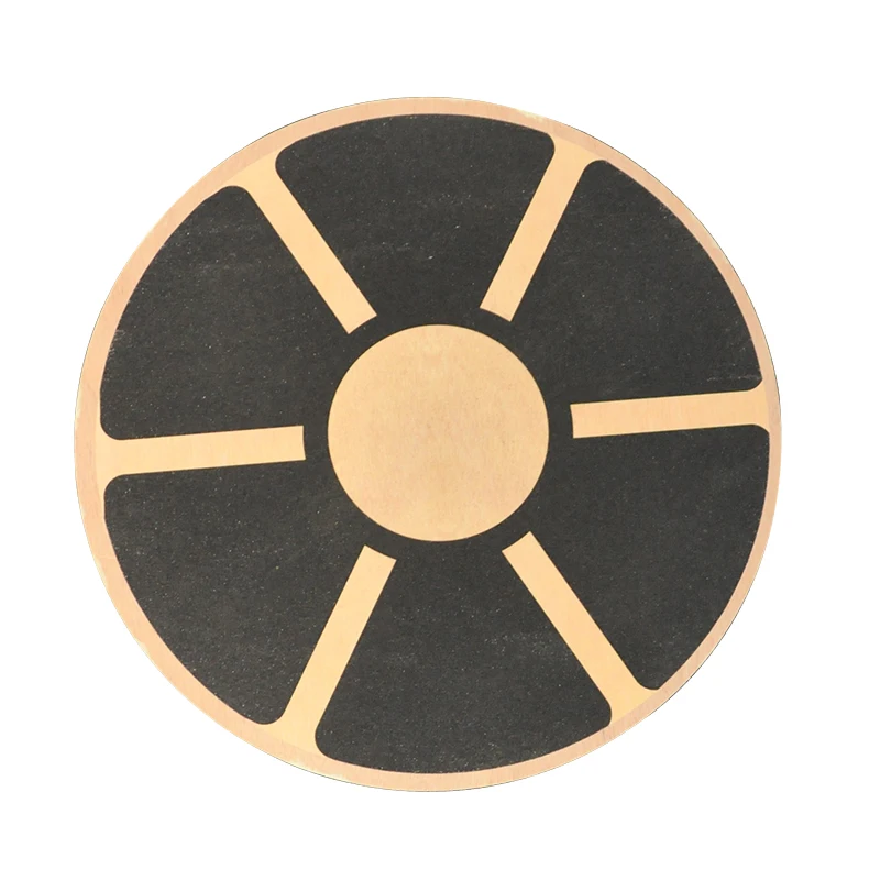 Wooden home baby play gym yoga equipment fitness balance board wood disc balancing physical training plate, Natural + black
Wooden home baby play gym yoga equipment fitness balance board wood disc balancing physical training plate, Natural + black