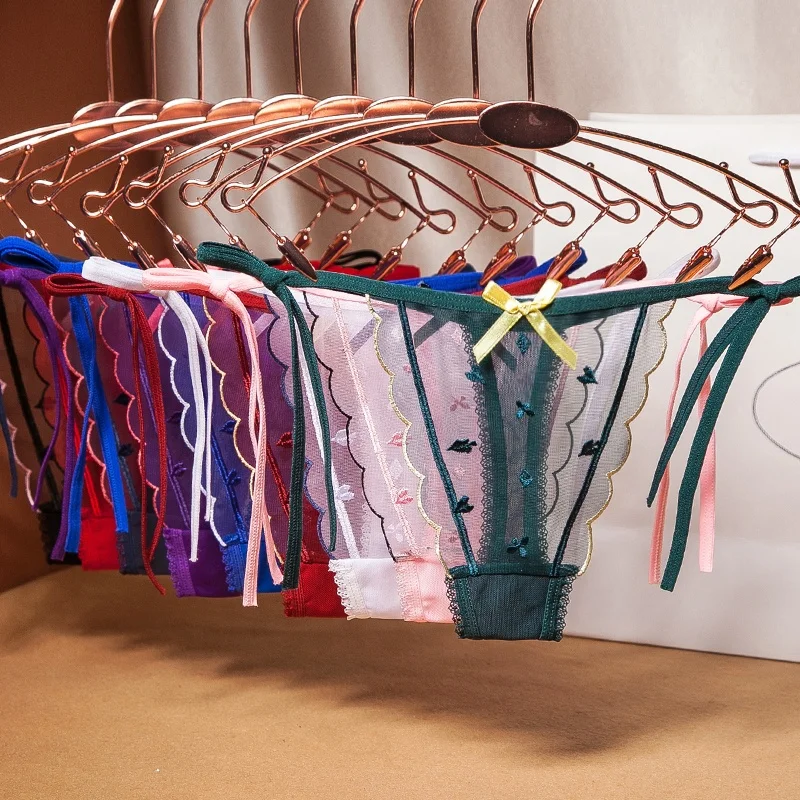 Wholesale Thongs Sexy Lingerie Low Waist Lace Transparent Panties T-Back Panties Female, Black,red,purple,white,gray,wine,green,pink,blue
Wholesale Thongs Sexy Lingerie Low Waist Lace Transparent Panties T-Back Panties Female, Black,red,purple,white,gray,wine,green,pink,blue