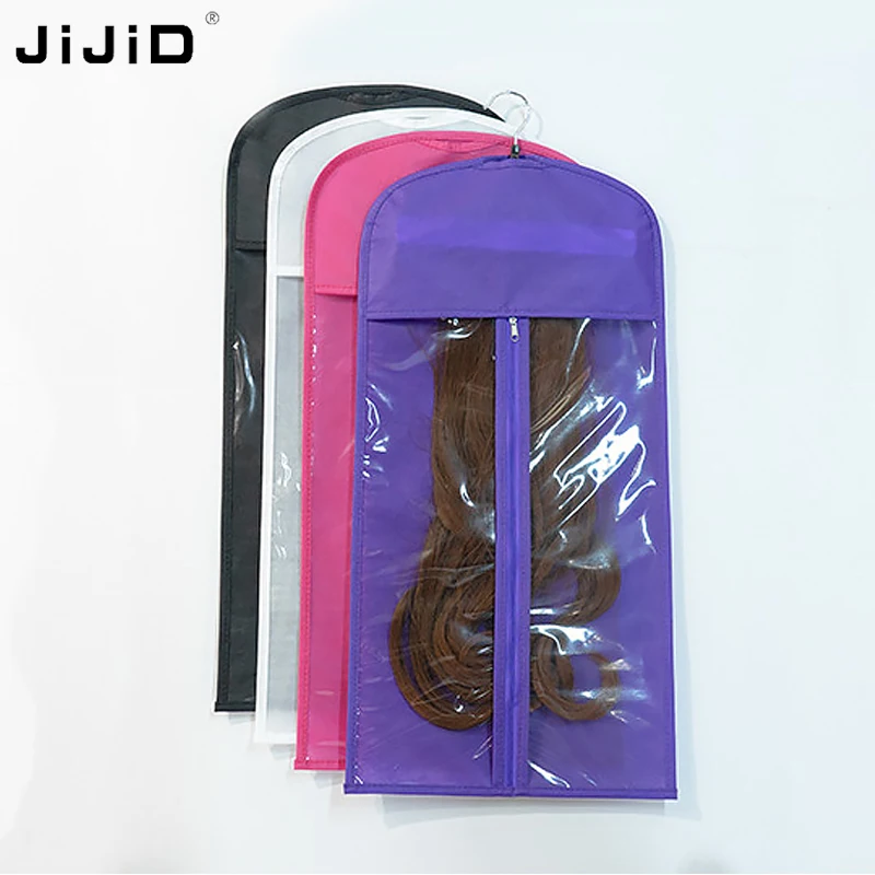 JiJiD Custom Pvc Non-woven Extra Long Wig Packaging Bag Clear Wig Hair Storage Bag With Hangers
JiJiD Custom Pvc Non-woven Extra Long Wig Packaging Bag Clear Wig Hair Storage Bag With Hangers