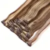 Free Sample Ombre Clip Human Hair Extension