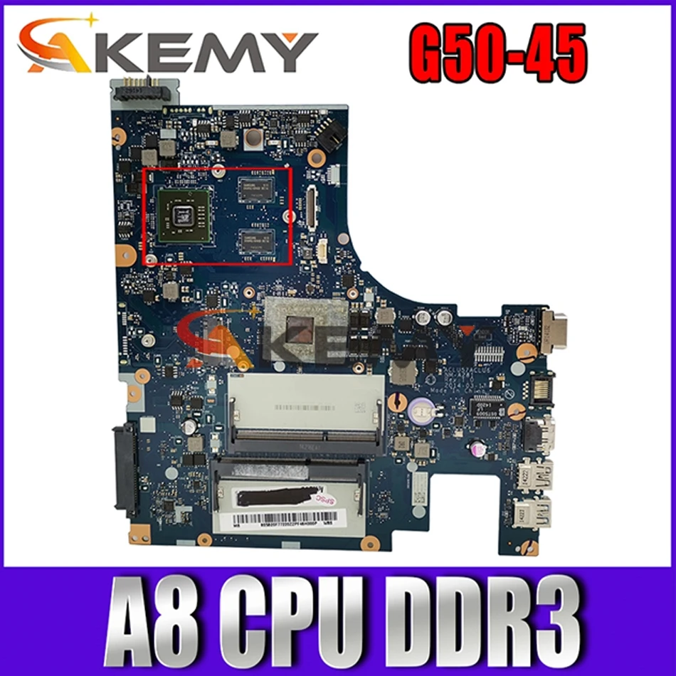 G50-45 ACLU5 / ACLU6 NM-A281 Main Board Fit for G50-45 Notebook PC motherboard With A8 CPU DDR3 with discrete graphics
G50-45 ACLU5 / ACLU6 NM-A281 Main Board Fit for G50-45 Notebook PC motherboard With A8 CPU DDR3 with discrete graphics