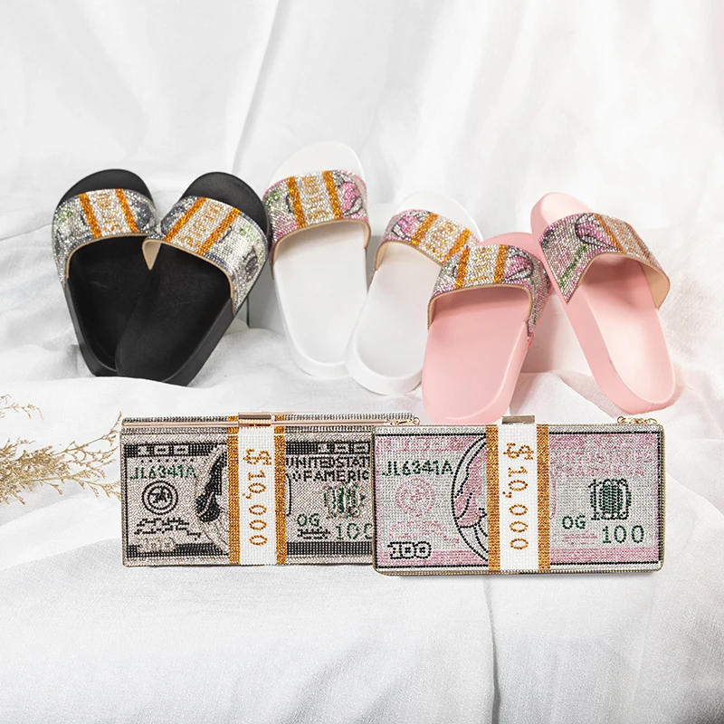 2021 Ladies Fashion Rhinestone Handbag Money Purse And Shoe Set Women Hand Bag Shoes With Matching Bags Sandal And Purse Set, Photo color
2021 Ladies Fashion Rhinestone Handbag Money Purse And Shoe Set Women Hand Bag Shoes With Matching Bags Sandal And Purse Set, Photo color