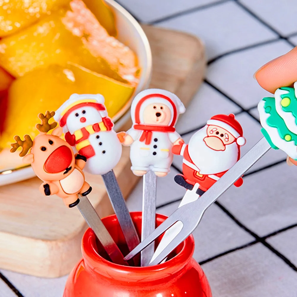 Factory Sale Stainless Steel Two Prong Fruit Fork Bistro Appetizer Cocktail Fork Dessert Fork, Any color can be customized silicone mini fruit fork
Factory Sale Stainless Steel Two Prong Fruit Fork Bistro Appetizer Cocktail Fork Dessert Fork, Any color can be customized silicone mini fruit fork