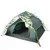 Hot Double Layer Automatic Tent Outdoor Camp 3-4 People Waterproof Military Camping Tent Hydraulic