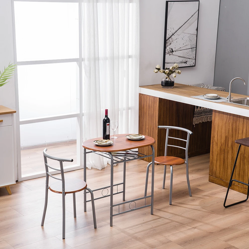 Free Shipping Brown Wood Grain PVC Two Round Stools and Simple Dining Table, Navy blue
Free Shipping Brown Wood Grain PVC Two Round Stools and Simple Dining Table, Navy blue