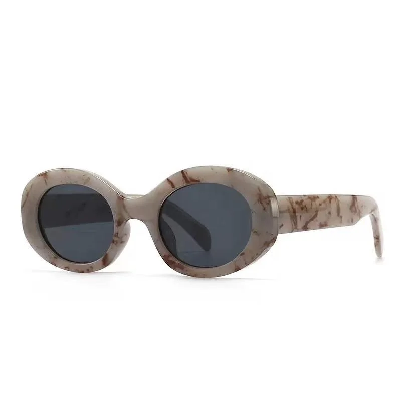 Fashion Oval Women Sunglasses Shades UV400 Brand Designer Men Retro Round Marble Sun Glasses, Multi-colored 
Fashion Oval Women Sunglasses Shades UV400 Brand Designer Men Retro Round Marble Sun Glasses, Multi-colored