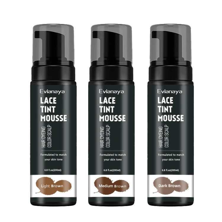 High Quality Easy Modeling Factory Supply Oem In Stock Hair Styling Natural Lace Tint Hair Mousse Lace Tint Mousse, Light brown, medium brown, dark brown
High Quality Easy Modeling Factory Supply Oem In Stock Hair Styling Natural Lace Tint Hair Mousse Lace Tint Mousse, Light brown, medium brown, dark brown