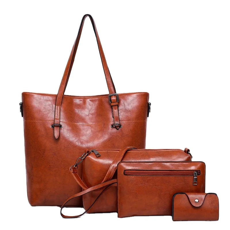 Luxury Designer Retro Solid vintage Pu leather ladies tote handbag women Shoulder Bag 4-peace set
Luxury Designer Retro Solid vintage Pu leather ladies tote handbag women Shoulder Bag 4-peace set