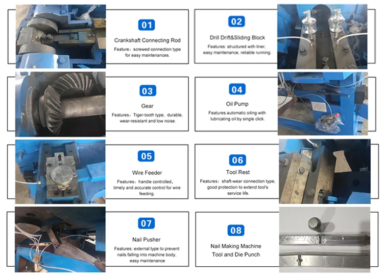 High Speed Nail Making Machine Z94-5C Automatic Wire Nail Making Machine Price