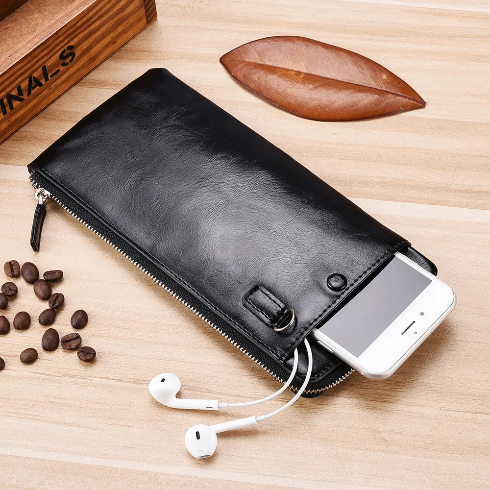 Wholesale new men's long wallet Korean version of the youth zip male mobile phone bag ultra-thin leather folder pu wallet
Wholesale new men's long wallet Korean version of the youth zip male mobile phone bag ultra-thin leather folder pu wallet