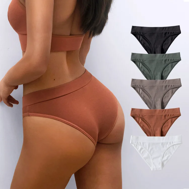Wholesale 2021 new arrive Solid color Low waist thread cotton elastic panties Women's lingerie women brief underwear
Wholesale 2021 new arrive Solid color Low waist thread cotton elastic panties Women's lingerie women brief underwear