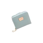 Bifold RFID Blocking Custom genuine leather womens slim wallet
