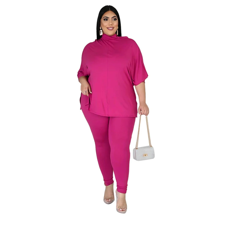 Plus Size Women'S Casual Sports Suit With Slit Sleeves And Long Sleeves High Collar Long Sleeve And Solid Color
Plus Size Women'S Casual Sports Suit With Slit Sleeves And Long Sleeves High Collar Long Sleeve And Solid Color