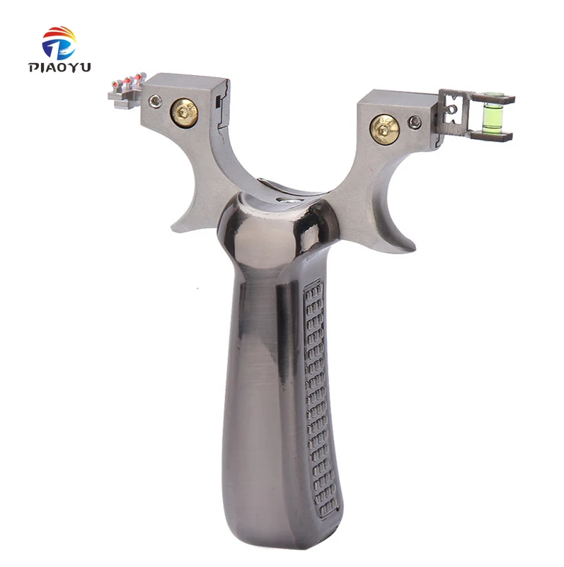 Hunting slingshot stainless steel slingshot head and anodized aluminum handle flat and rubber band slingshot outdoor shooting
Hunting slingshot stainless steel slingshot head and anodized aluminum handle flat and rubber band slingshot outdoor shooting