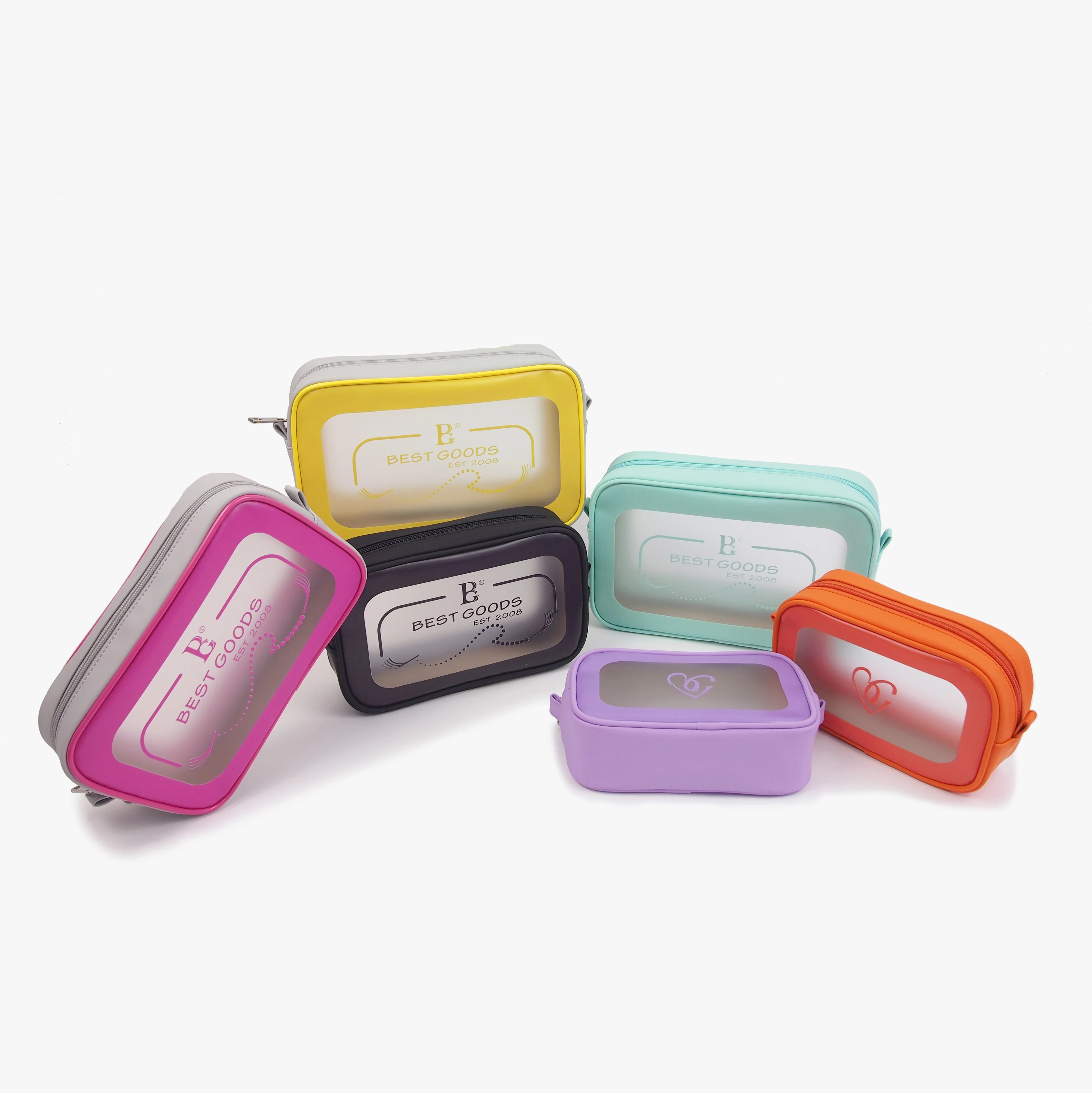 Custom private label beauty waterproof pink transparent pvc makeup bags pu clear cosmetic bags, Customized color
Custom private label beauty waterproof pink transparent pvc makeup bags pu clear cosmetic bags, Customized color