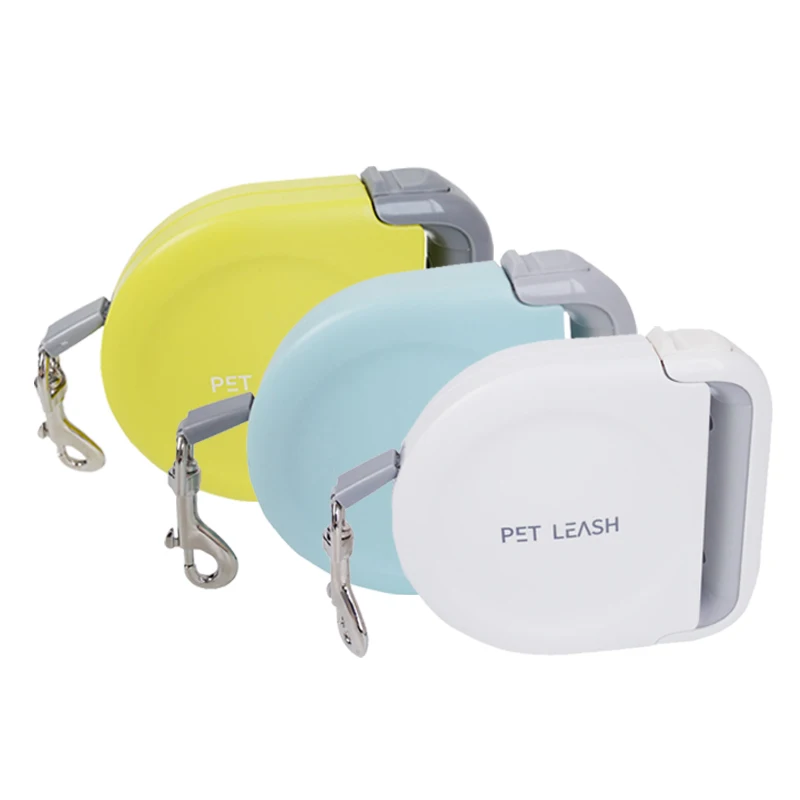 Wholesale new fashion outdoor foldable handle automatic retractable dog leash, Yellow,blue,white
Wholesale new fashion outdoor foldable handle automatic retractable dog leash, Yellow,blue,white