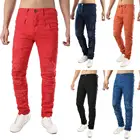 2019 High Quality low MOQ wholesale spring Wear Tights Skinny Design men patched Jeans
