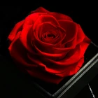 Holiday Single Rose Happy Birthday Gift Box Can Hold Jewelry Natural Preserved Flower