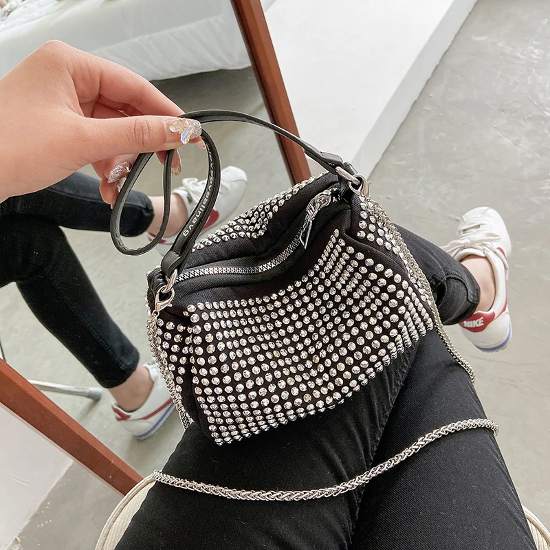Luxury Pouch Purse Handbags Women Bags Designer 2022 New Rhinestone PU Leather Shoulder Bag Flash Hand Tote Casual Crossbody Bag, As picture
Luxury Pouch Purse Handbags Women Bags Designer 2022 New Rhinestone PU Leather Shoulder Bag Flash Hand Tote Casual Crossbody Bag, As picture