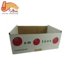 Wholesale custom cheap durable banana tomato box fruit carton box vegetable packing box