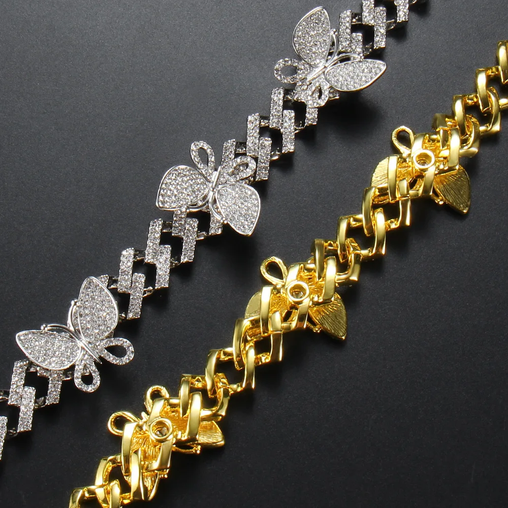 Wholesale newest hot sale luxury three butterfly anklet hip hop full rhinestone cuban anklet, As picture show
Wholesale newest hot sale luxury three butterfly anklet hip hop full rhinestone cuban anklet, As picture show