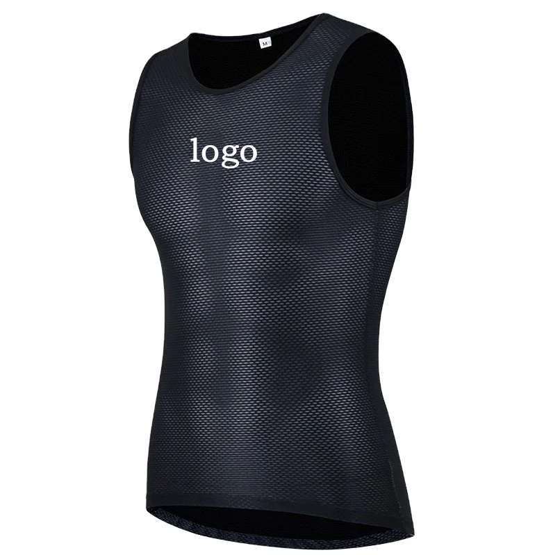 Black and white custom logo slim sleeveless bicycle jersey polyester sport cycling jersey vest wear, Customizable
Black and white custom logo slim sleeveless bicycle jersey polyester sport cycling jersey vest wear, Customizable