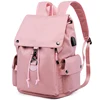 2019 Hot sale waterproof girls leather laptop backpack bags for women