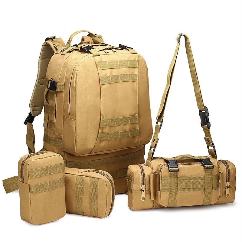 Free Shipping Outdoor Trekking Tactical Backpack Nylon Waterproof Climbing Knapsack Camping Large Capacity Combination Rucksack
Free Shipping Outdoor Trekking Tactical Backpack Nylon Waterproof Climbing Knapsack Camping Large Capacity Combination Rucksack