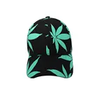 New cap Printed maple leaf acrylic custom logo adult kids sport cap fashionable spring autumn baseball cap