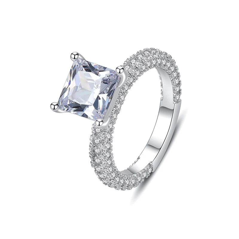 LUOTEEMI Rings Jewelry Women Square Big Cubic Zircon Engagement Cieclet Diamond Custom Women Ring
LUOTEEMI Rings Jewelry Women Square Big Cubic Zircon Engagement Cieclet Diamond Custom Women Ring