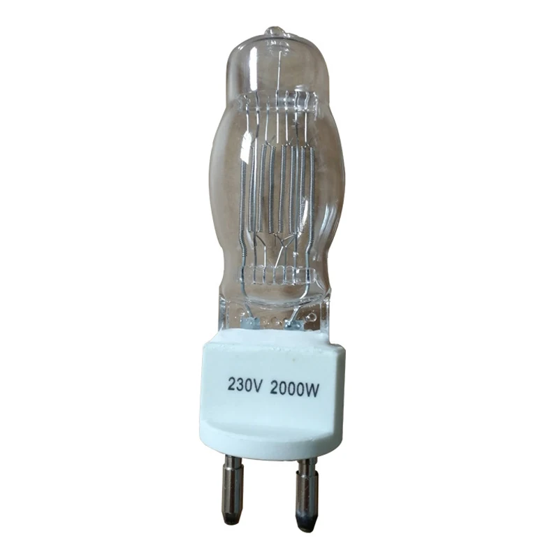 Spotlight Quartz Bulb 230V 2000W Film and Television Reflected Light Bulb G22 Marine Lamp
Spotlight Quartz Bulb 230V 2000W Film and Television Reflected Light Bulb G22 Marine Lamp