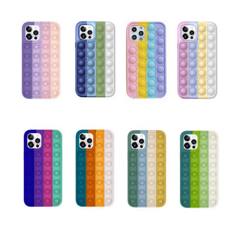 Cheaper silicone pops Relive Stress phone covers pops push bubble game fidget cell phone case for iphone 12 pro 11 pro xr xs
Cheaper silicone pops Relive Stress phone covers pops push bubble game fidget cell phone case for iphone 12 pro 11 pro xr xs