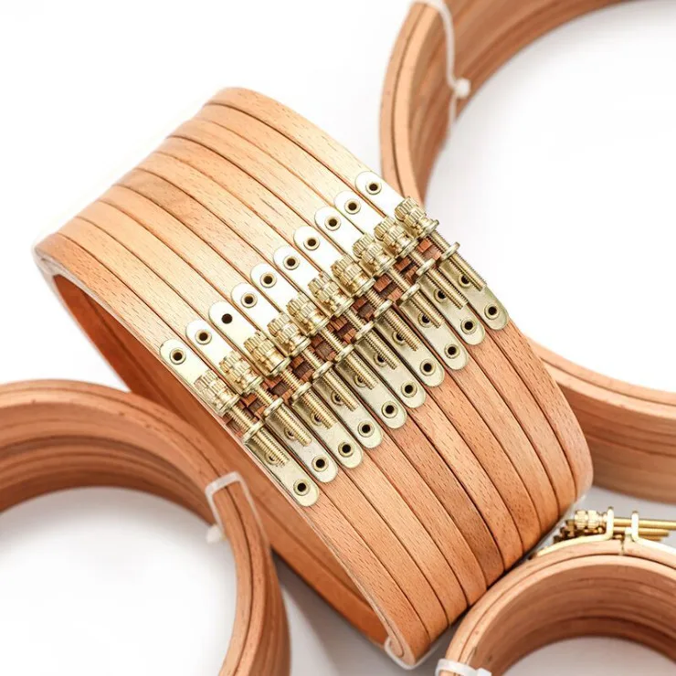 Charmkey TOP.1 Quality 6Pcs/Set 4 Inch to 9 Inch Beech Wood Embroidery Hoops Circle Cross Stitch Frame Hoops Round Wooden Ring
Charmkey TOP.1 Quality 6Pcs/Set 4 Inch to 9 Inch Beech Wood Embroidery Hoops Circle Cross Stitch Frame Hoops Round Wooden Ring