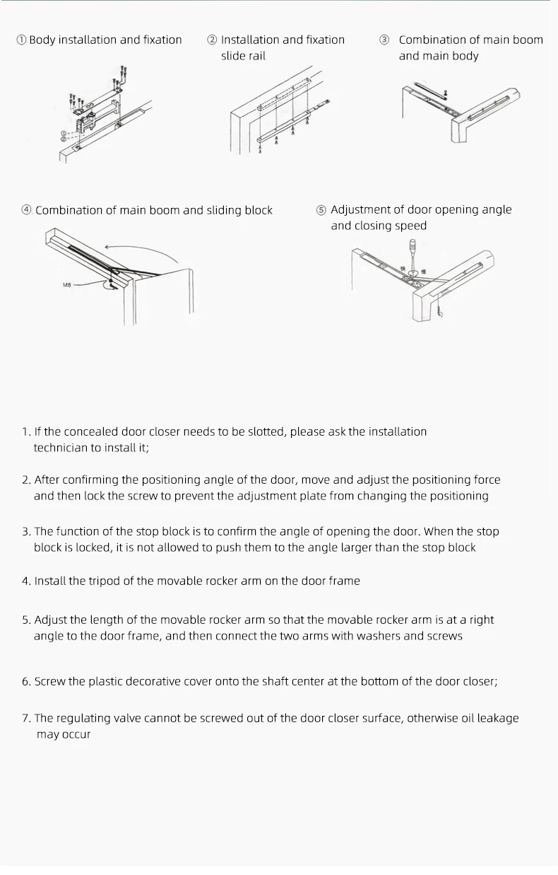 Rdc 04 Adjust Hydraulic Concealed Sliding Door Closer With 500000