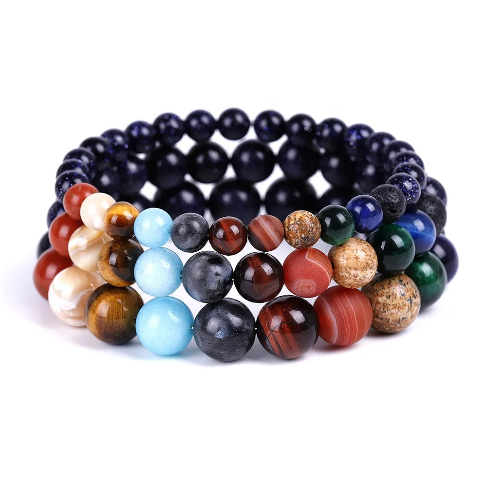 Natural Stone Eight Planets Bead Bracelet Universe Solar System Bracelet For Men Women Jewelry
Natural Stone Eight Planets Bead Bracelet Universe Solar System Bracelet For Men Women Jewelry